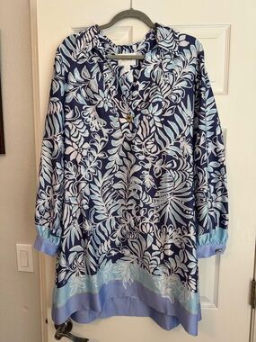 Lilly Pulitzer Iralane Popover Dress Size 12